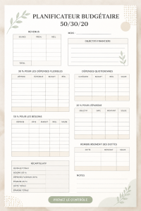 Femme utilisant un planner de budget pour gérer ses finances personnelles.