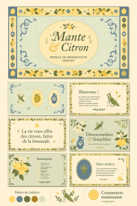 Modèle Mantis sur Canva pour une présentation professionnelle
