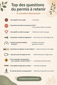 Image d'une femme révisant pour l'examen de son permis de conduire