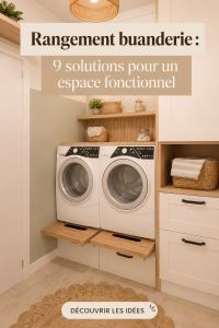 Organiser sa buanderie avec des solutions pratiques et esthétiques