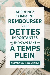 Femme souriante avec un sac à dos, prête à partir en voyage tout en gérant ses finances.