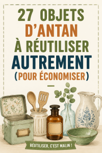 Des objets du quotidien réutilisés de manière créative