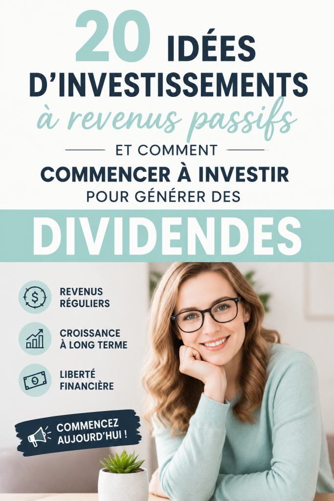 Idées d'investissement pour un revenu passif