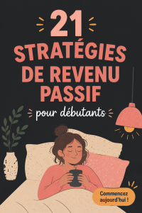 Femme heureuse regardant des finances avec un ordinateur, symbolisant les revenus passifs.