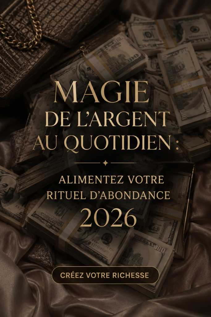 Femme pratiquant un rituel financier en tenant un carnet