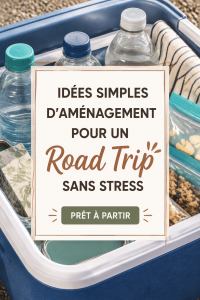 Une voiture familiale prête pour un road trip en pleine nature