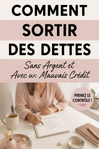 Femme examinant des documents financiers avec une tasse de café, représentant la gestion des dettes.