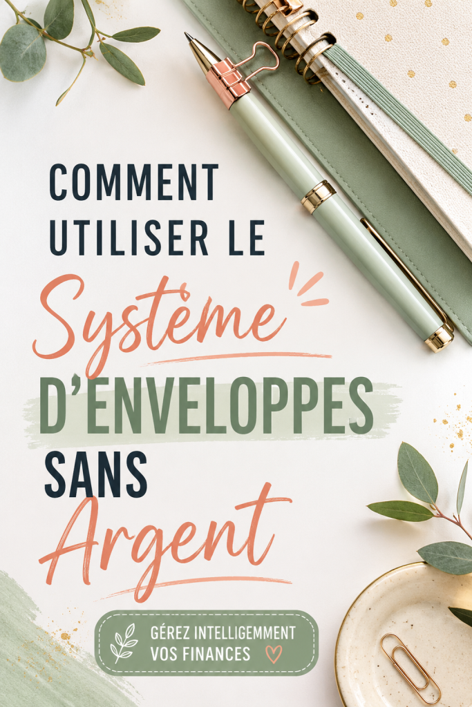 Système d'enveloppes pour la gestion budgétaire sans espèces