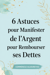Femme méditant sur ses finances avec un carnet, symbolisant l'attraction de l'argent.