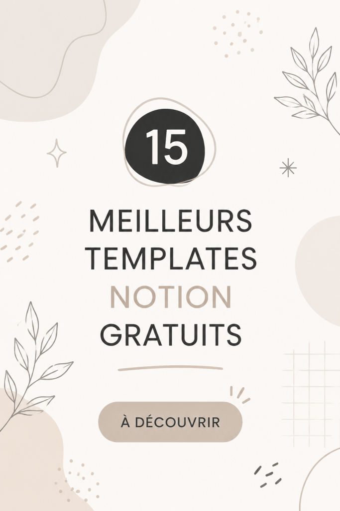 Visuel d'un ordinateur affichant un template Notion de gestion budgétaire
