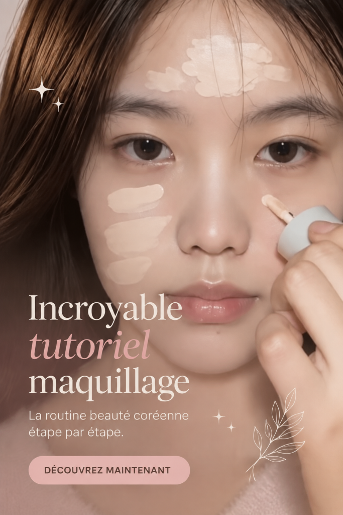 Tutoriel de maquillage coréen avec des étapes faciles à suivre
