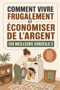 Une femme souriante tient un carnet de budget et un stylo, prête à économiser de l'argent.