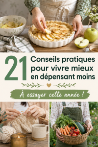 Une femme souriante tenant un panier rempli de produits locaux