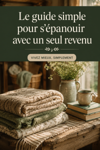 femme souriante dans une cuisine minimaliste, illustrant la simplicité financière