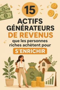 Femme regardant des graphiques d'investissement, symbolisant les actifs générateurs de revenus.