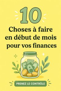 Femme regardant son budget et notant des actions financières à réaliser pour le mois