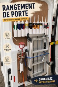Un van aménagé avec un intérieur confortable et pratique