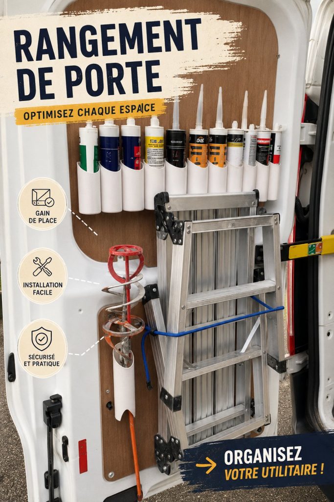 Un van aménagé avec un intérieur confortable et pratique