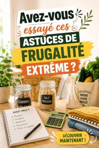 Aperçu de conseils de frugalité pour simplifier la gestion de son budget.