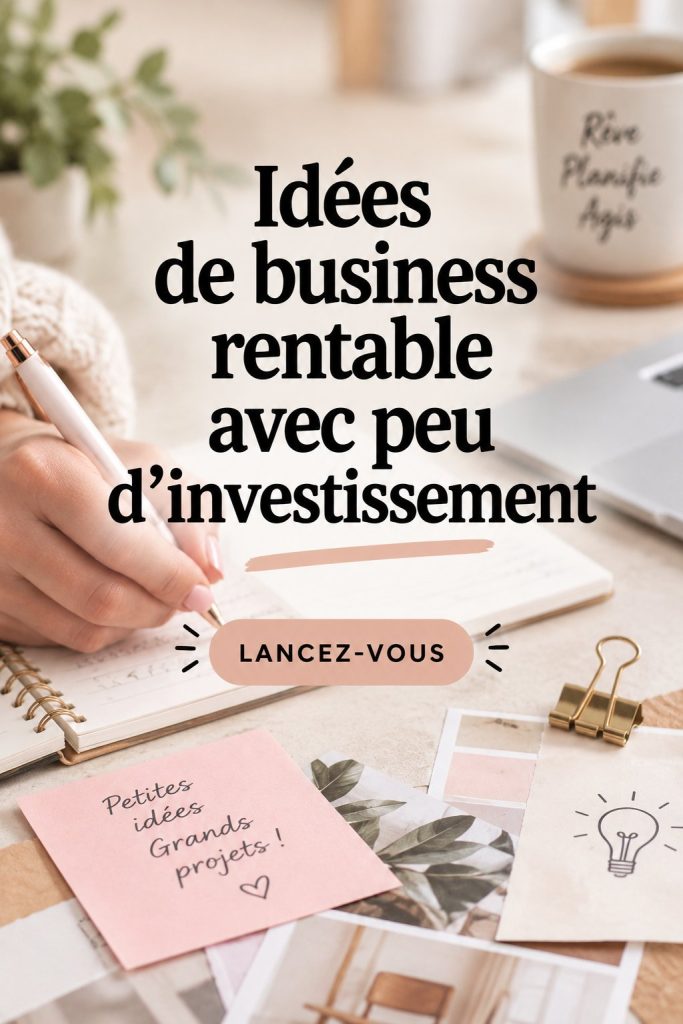 Femme d'affaires souriante présentant des idées de business accessibles