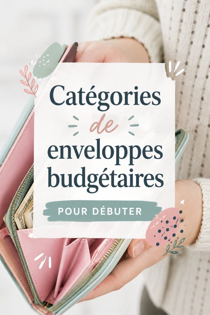 Image illustrant des enveloppes cash de différentes couleurs pour une gestion budgétaire