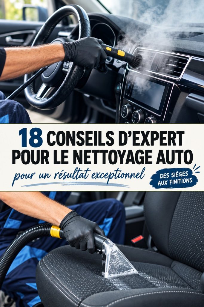 Photo d'une voiture brillamment entretenue, illustrant des conseils d'entretien.