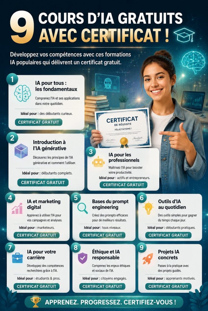Une femme réfléchissant à son avenir professionnel tout en regardant des cours d'intelligence artificielle.