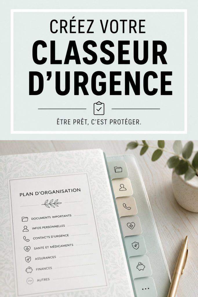 Une trousse d'urgence bien organisée avec des fournitures essentielles sur une table.