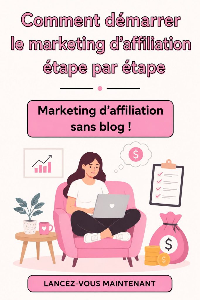 Femme utilisant son ordinateur pour le marketing d'affiliation