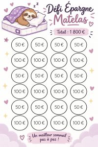 Femme souriante avec un matelas neuf, symbole d'investissement dans le sommeil