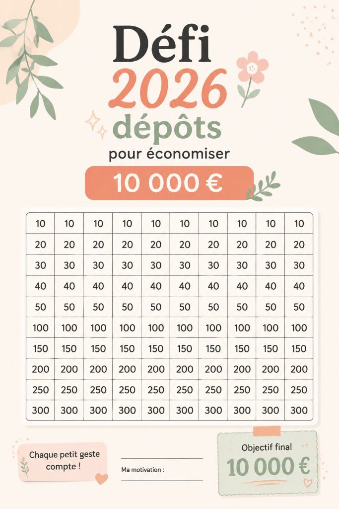 Femme souriante tenant un cochon tirelire, illustrant le défi d'épargner en 2026.