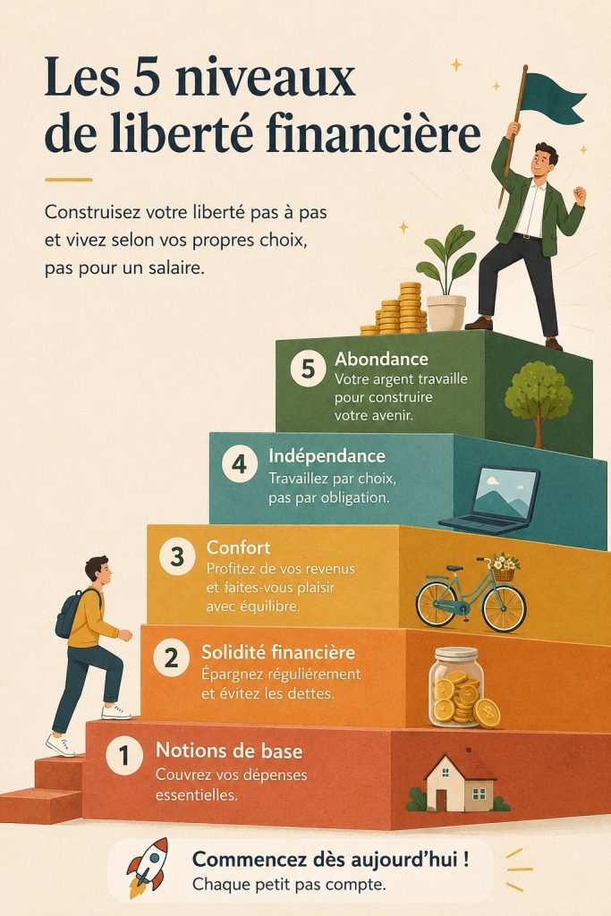 Femme souriante réfléchissant à son avenir financier avec un carnet d'épargne