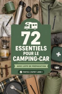 Indispensables pour un voyage en camping-car, prêts à partir