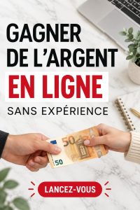 Femme souriante utilisant son ordinateur pour gagner de l'argent en ligne sans compétences spécifiques.