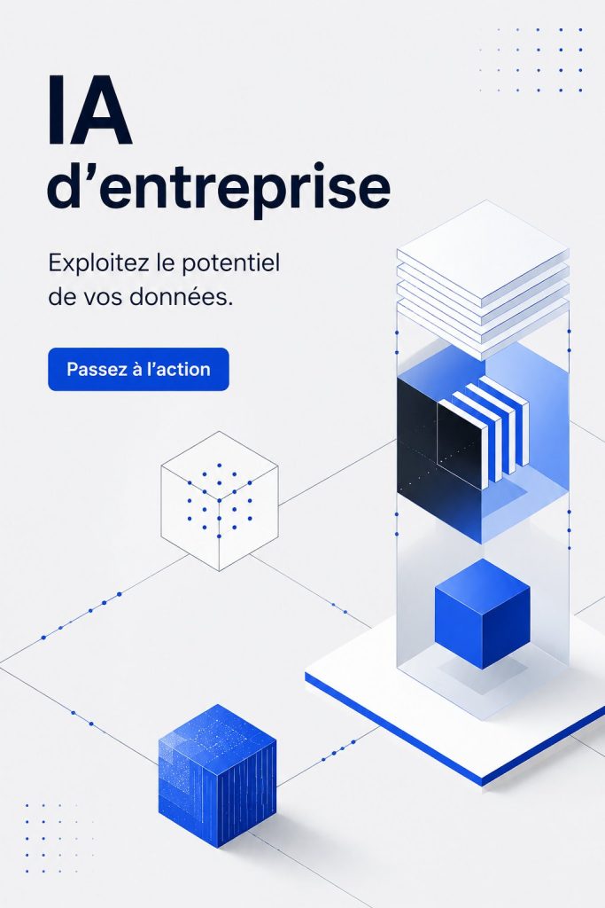 Image illustrant l'utilisation de l'intelligence artificielle dans un environnement de travail moderne.