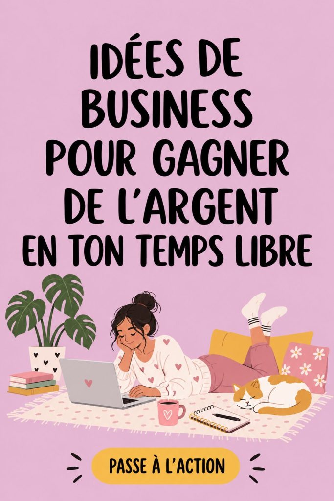 Femme souriante travaillant sur son ordinateur à domicile, représentant la gestion de son activité business.