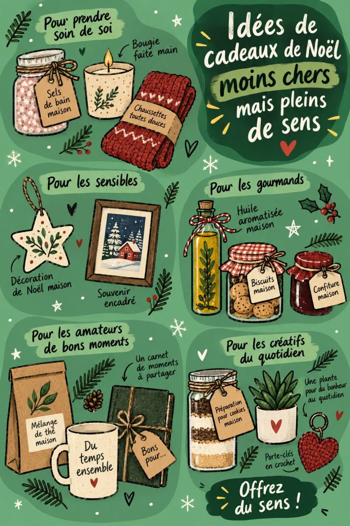 Idées de cadeaux de Noël significatifs à petits prix
