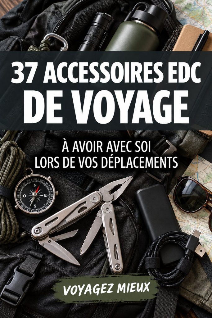 Famille en voyage avec des équipements pratiques