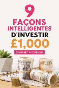 Image de femme réfléchissant à des options d'investissement pour 1000 euros
