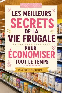 Femme souriante en train de planifier son budget avec un carnet et un stylo, illustrant la vie frugale.