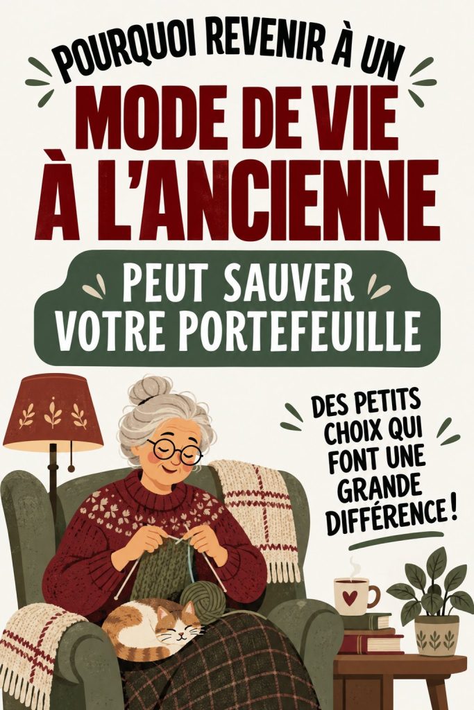 Une femme entrant dans une cuisine vintage, réfléchissant à un style de vie ancien qui aide à économiser de l'argent.